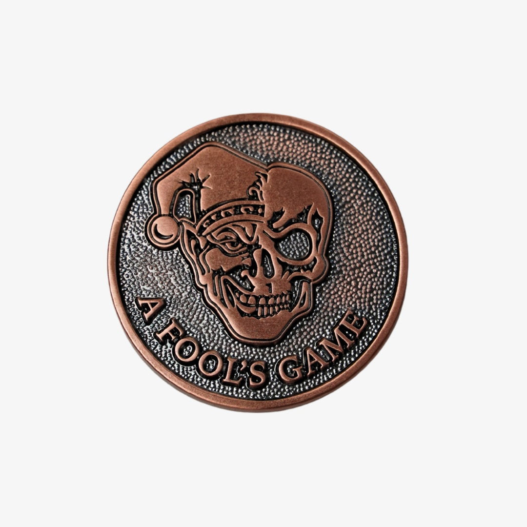 Skins Golf A Fool's Game Ball Marker