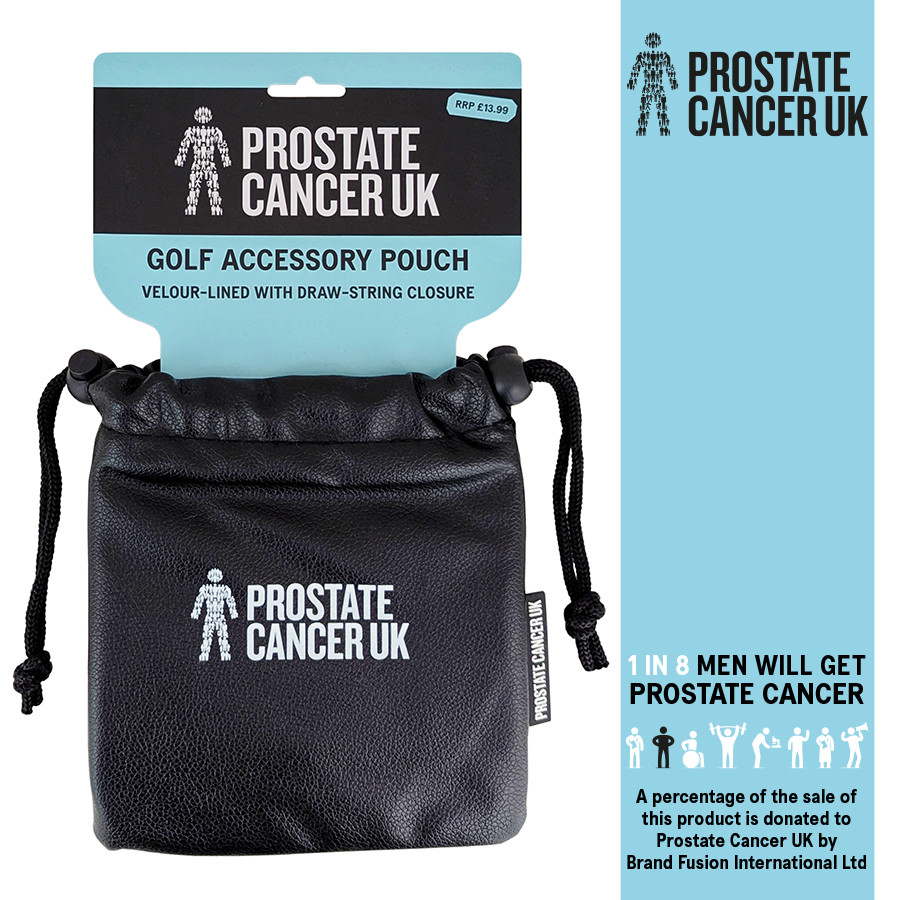 Golf Accessory Pouch - Supports Prostate Cancer UK