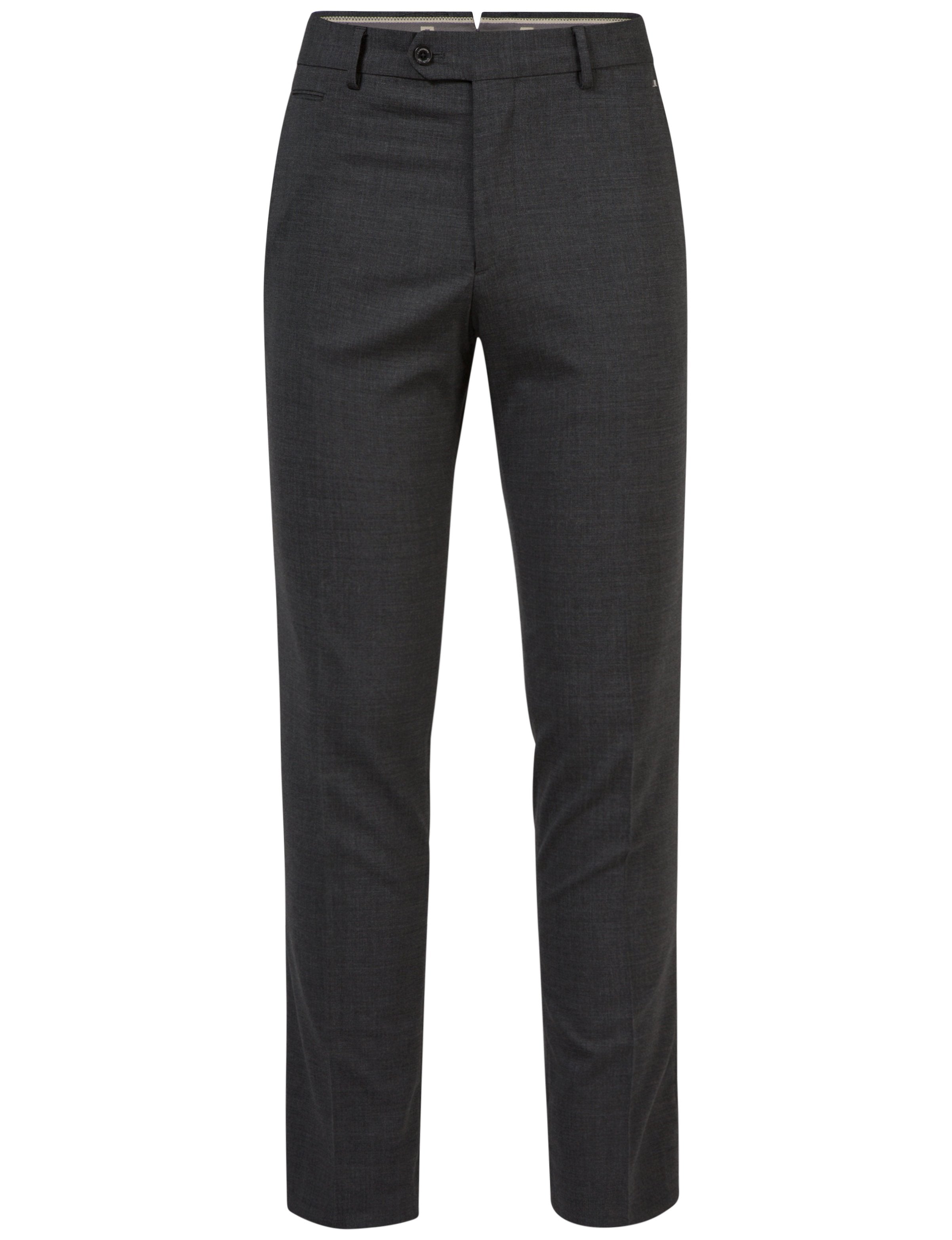 GREY JONAS STR WOOL PANT -