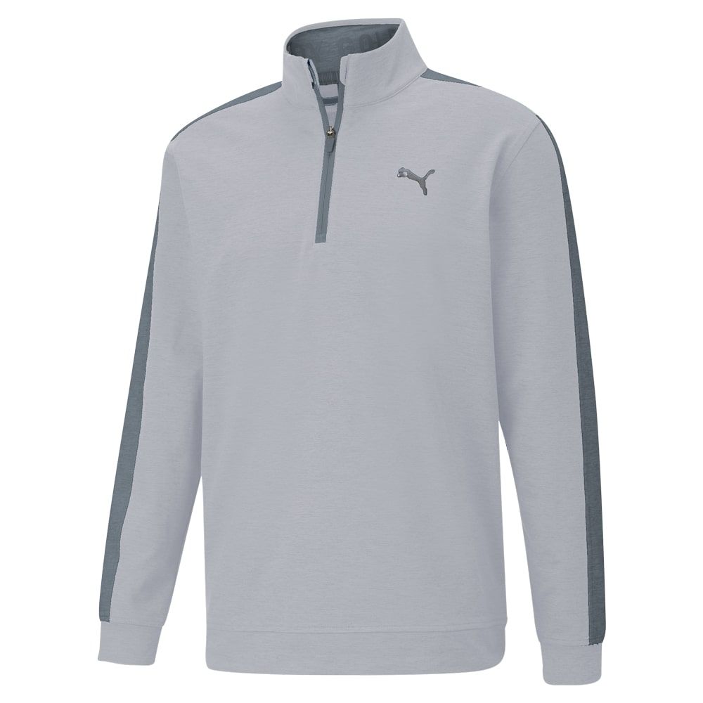 Grey 'T7 1/4 Zip' CLOUDSPUN SWEATER - MEN