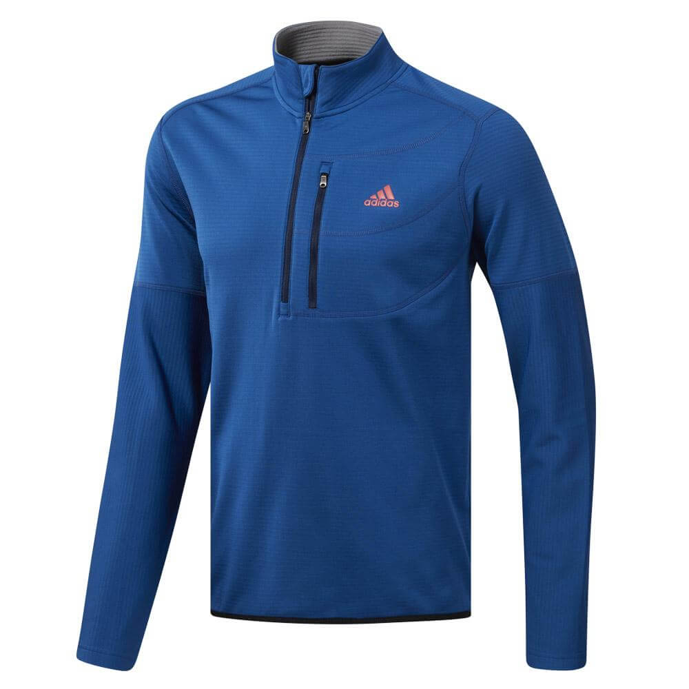 'climawarm' gridded 1/4 Zip GOLF MID LAYER - MEN /