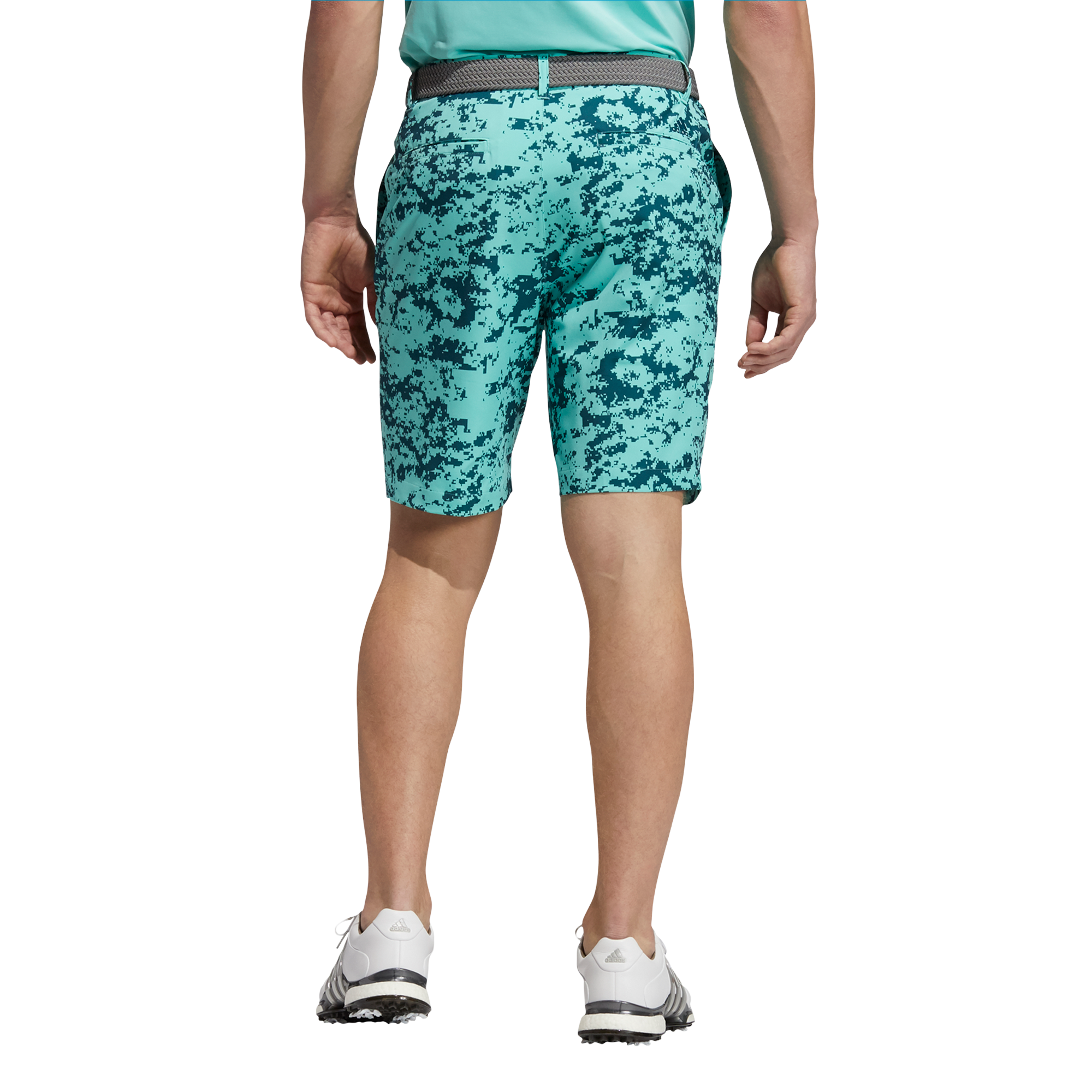 wild teal 'ULTIMATE365' CAMO SHORT 8.5in - MEN
