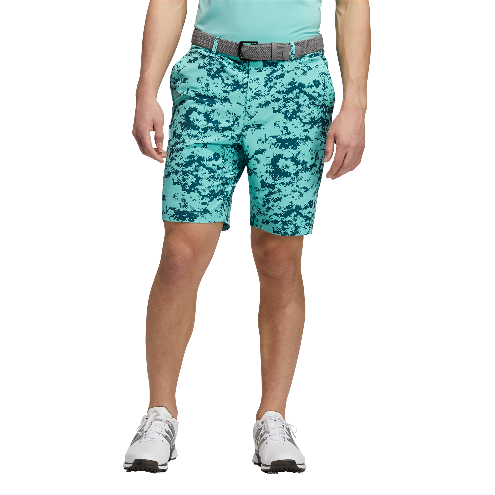 wild teal 'ULTIMATE365' CAMO SHORT 8.5in - MEN