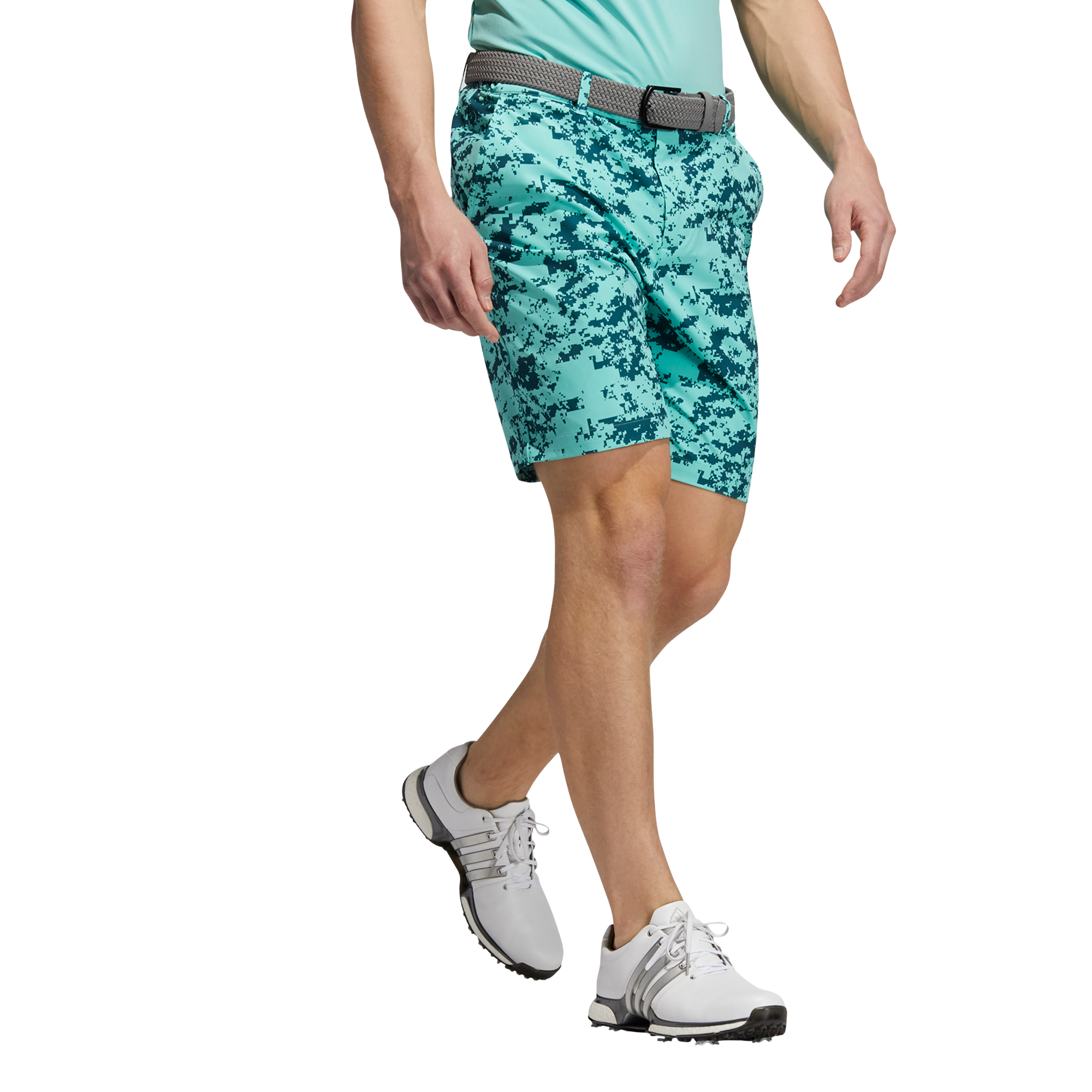 wild teal 'ULTIMATE365' CAMO SHORT 8.5in - MEN