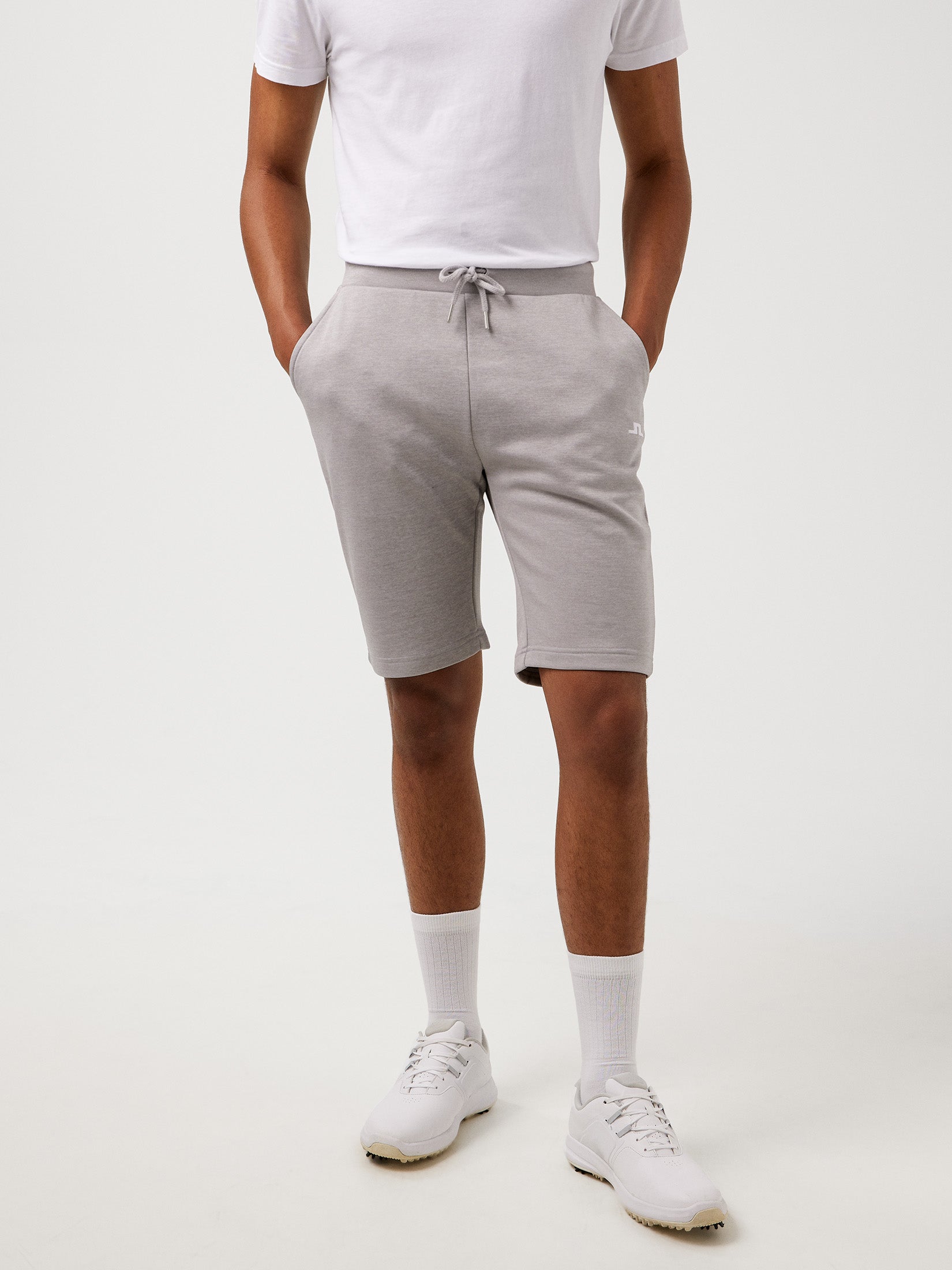 Grey 'Stretch Fleece' Light Shorts