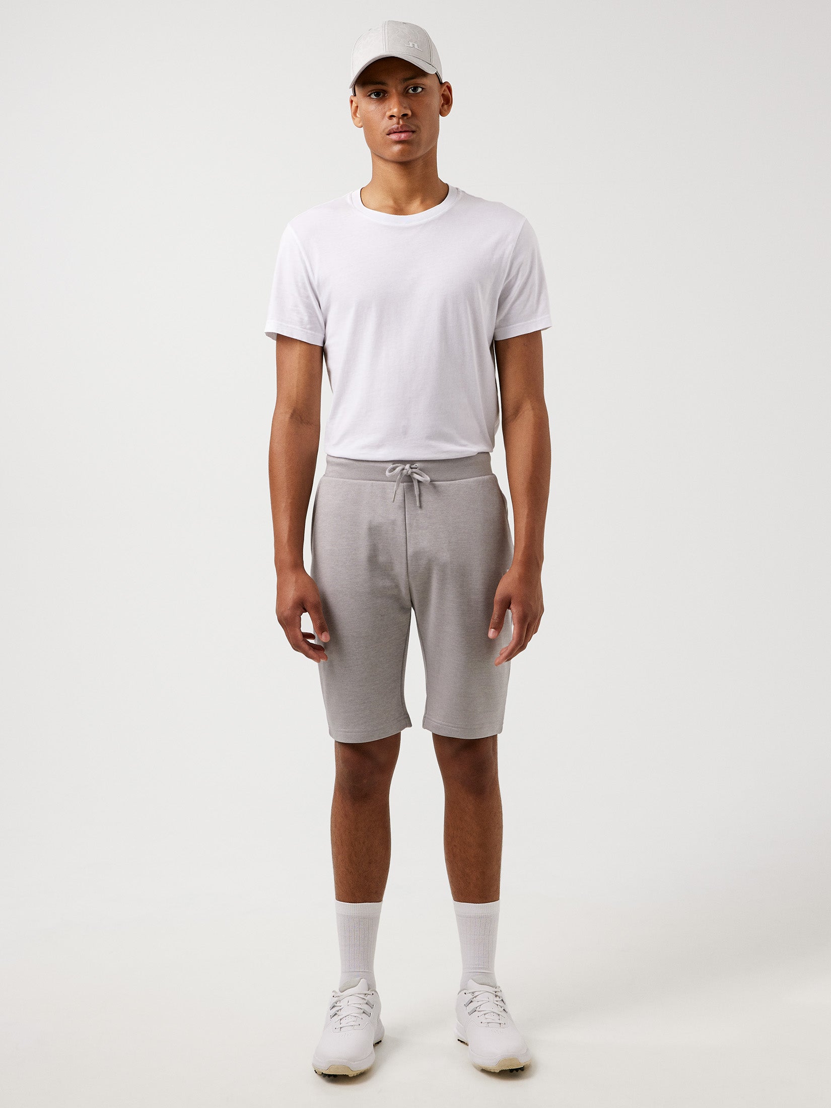Grey 'Stretch Fleece' Light Shorts