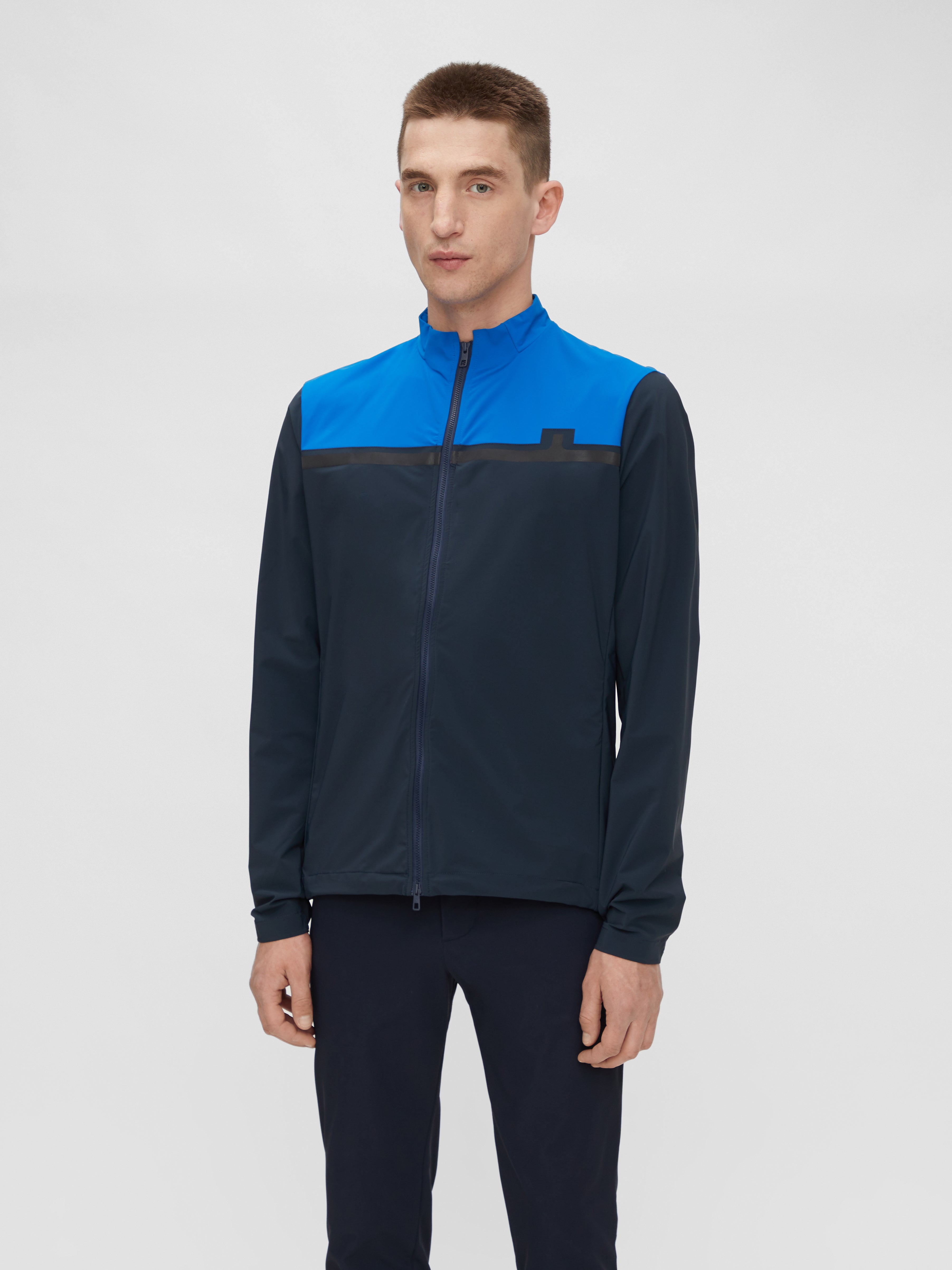 'Blocked Logo' Water repellent Golf Jacket Lightweight - MEN / SS21