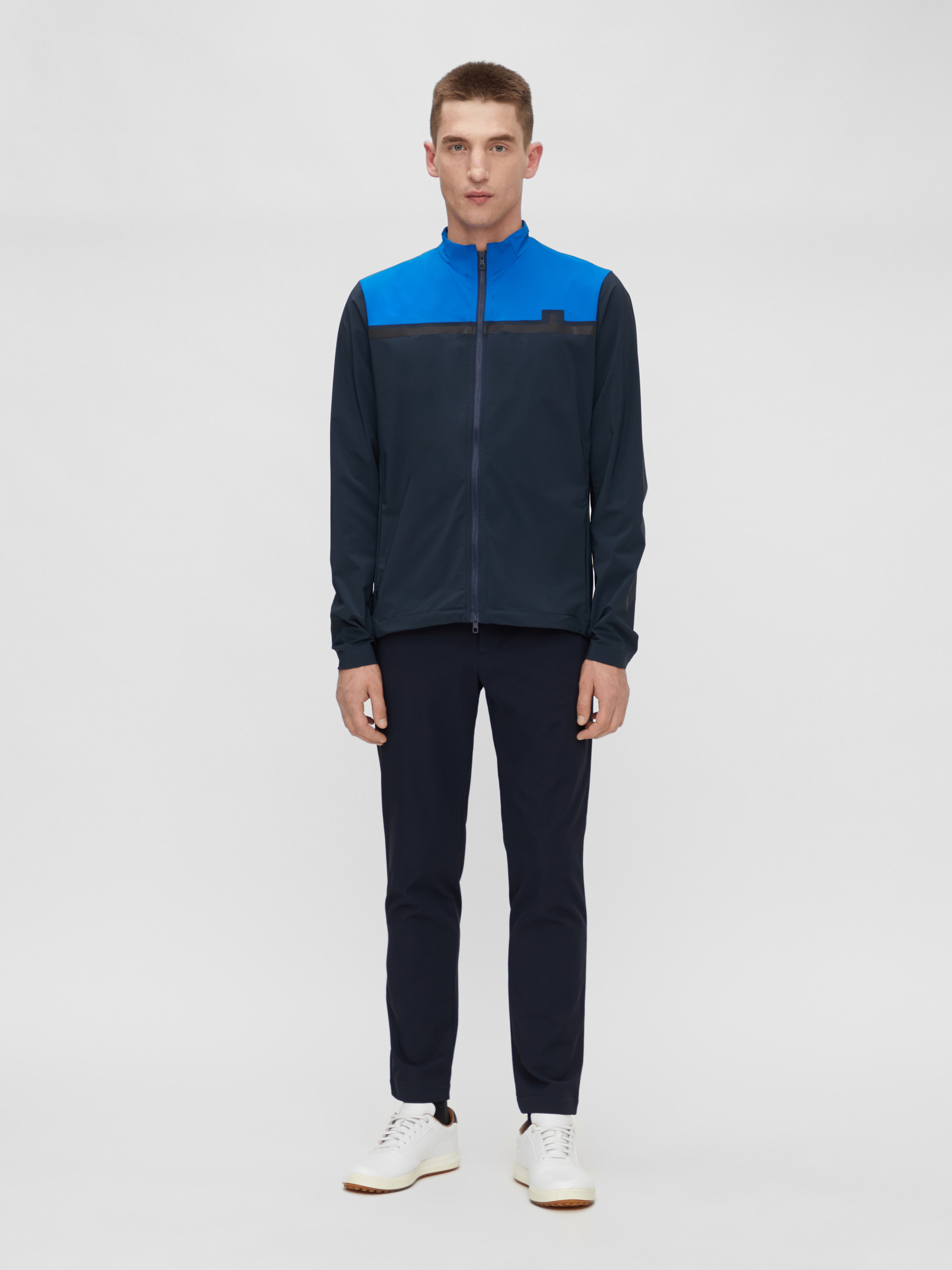'Blocked Logo' Water repellent Golf Jacket Lightweight - MEN / SS21