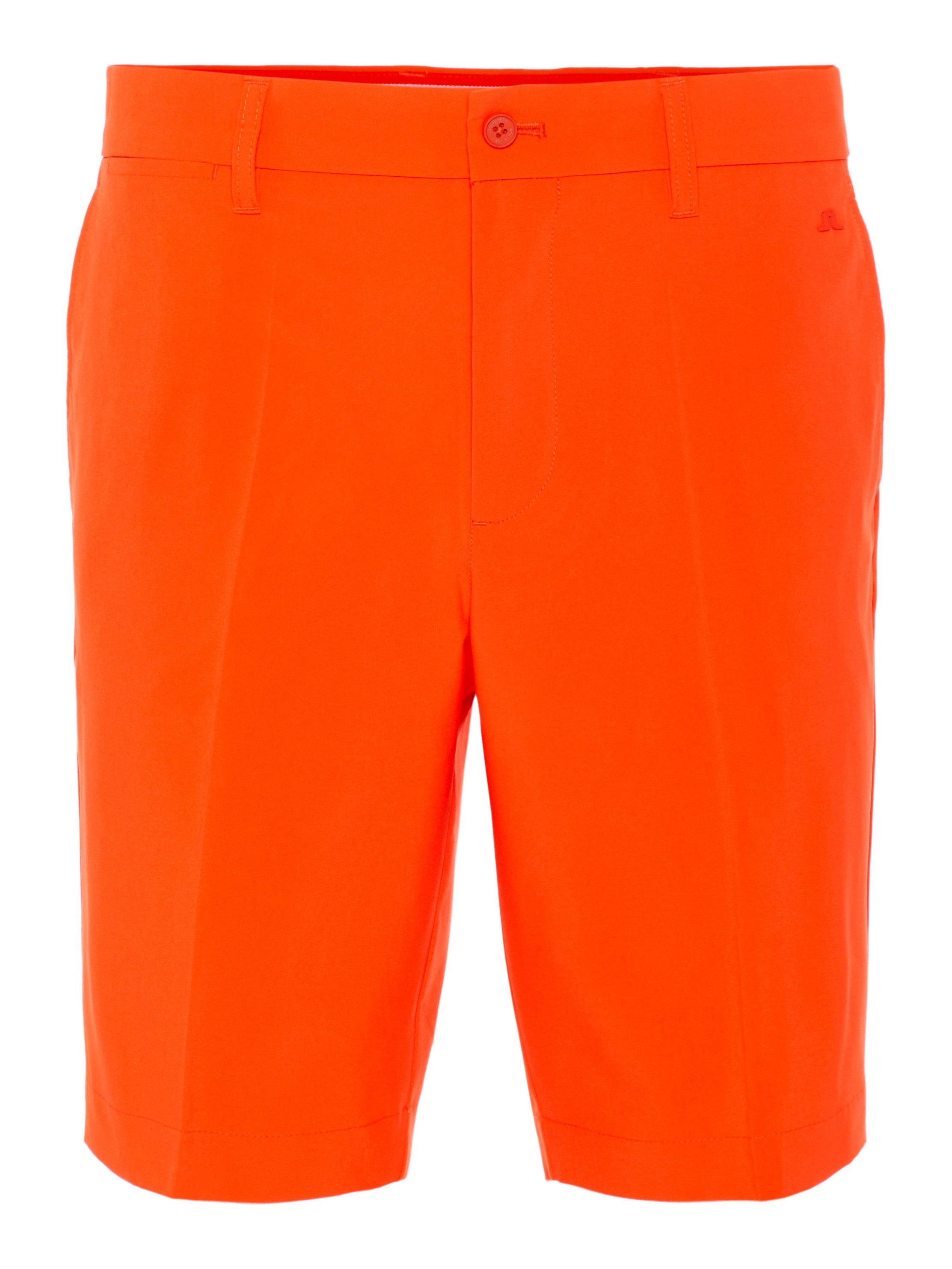 Tomato Red 'Eloy' Tapered-Micro Stretch Golf Shorts - MEN /