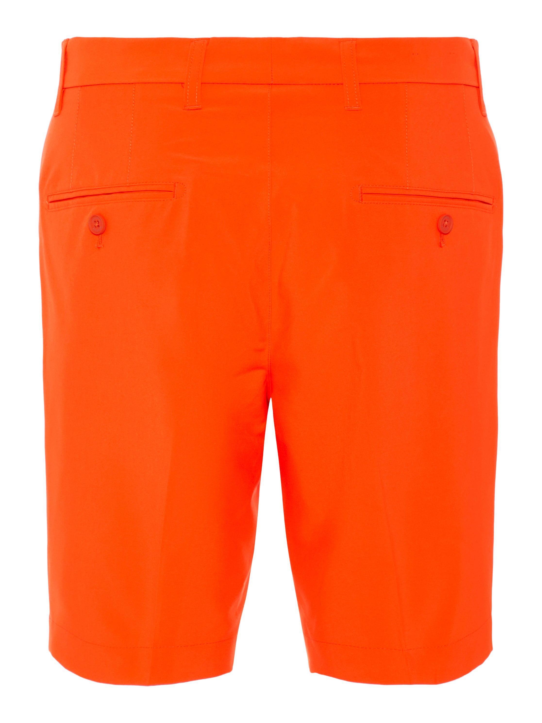 Tomato Red 'Eloy' Tapered-Micro Stretch Golf Shorts - MEN /