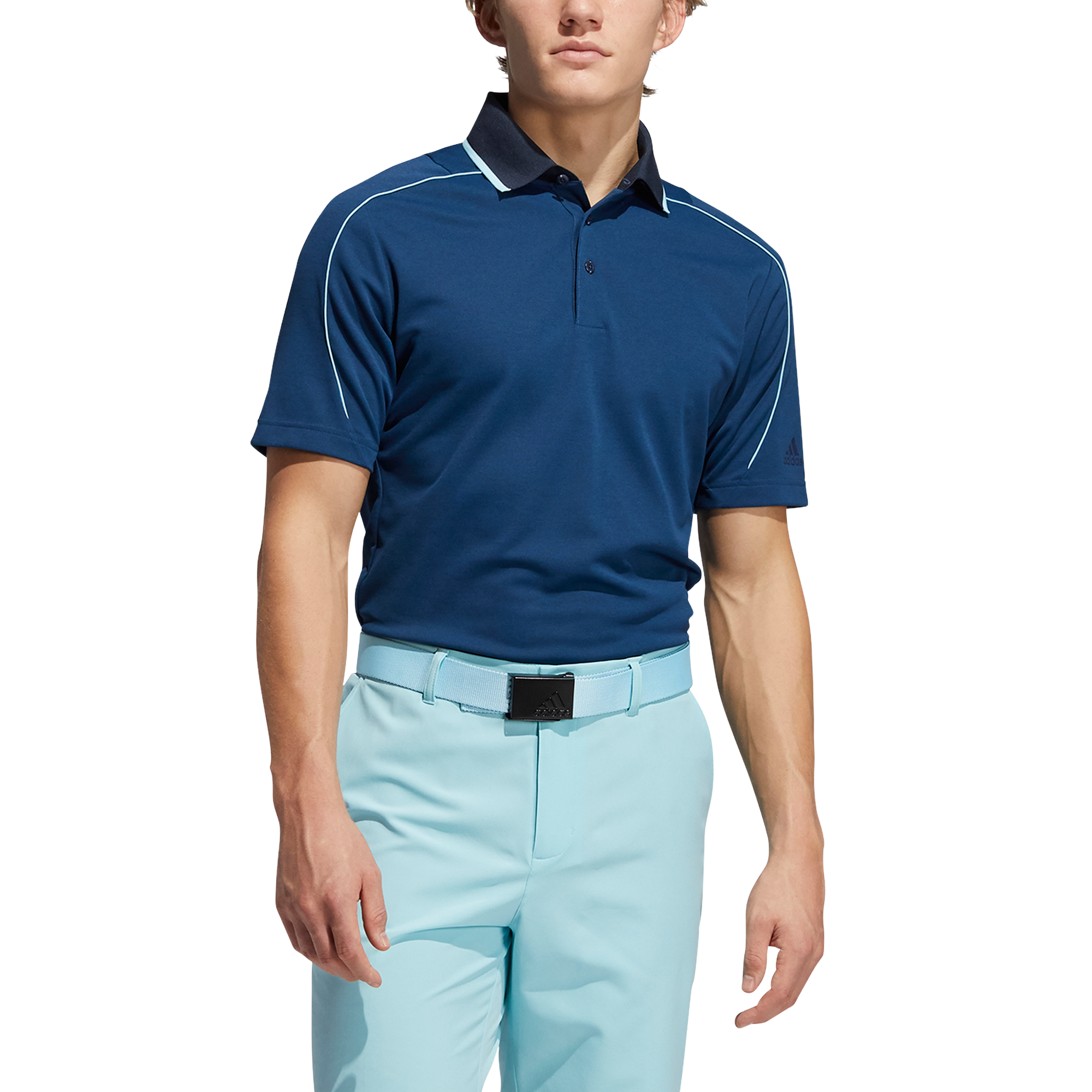 Night No Show Flat Knit Rib Collar With Adidas 3-Stripes