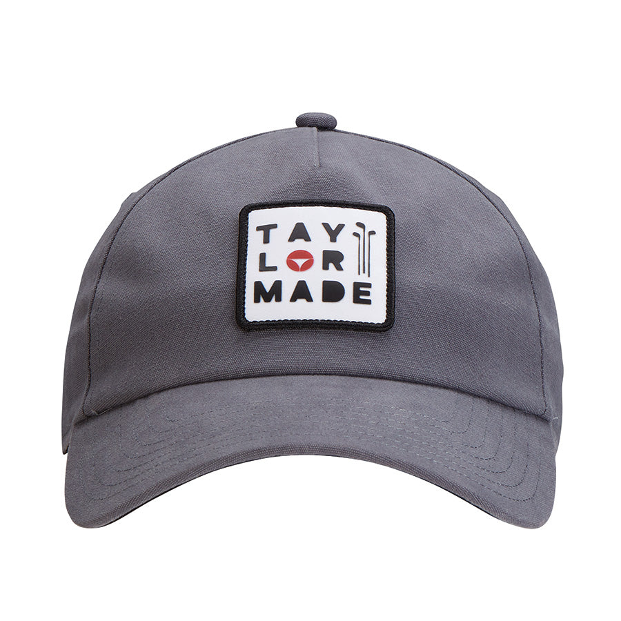 GREY 'Five Panel Hat' Golf Cap