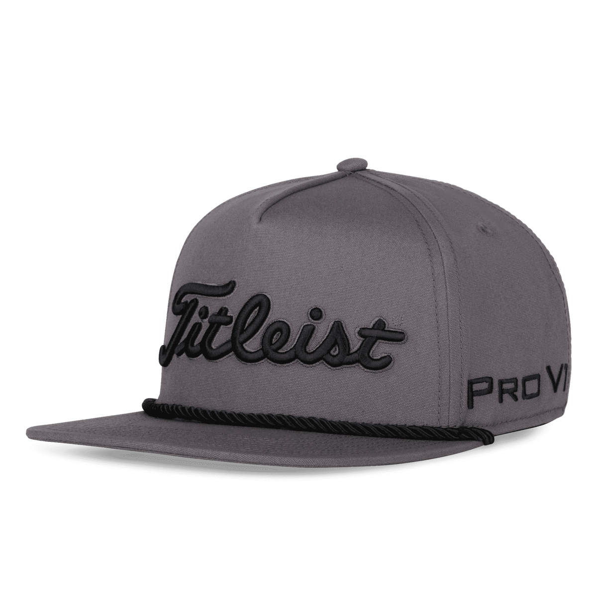 Grey Tour Rope Flat Bill Golf Cap
