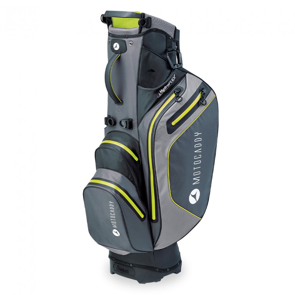 CHARCOAL/LIME 'HYDROFLEX' GOLF STAND BAG