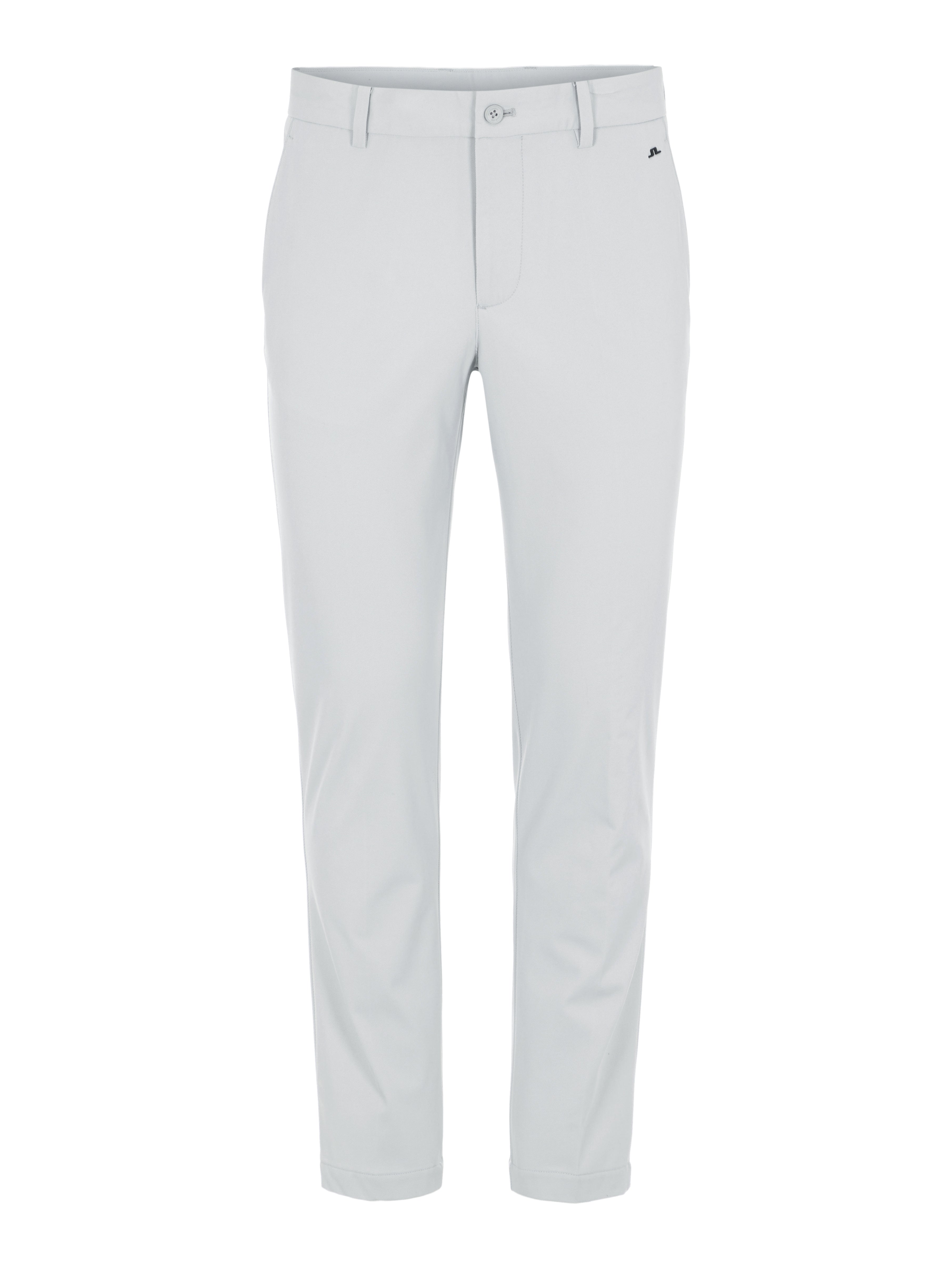 GREY 'AXIL' FLEECED THERMAL TWILL GOLF TROUSER