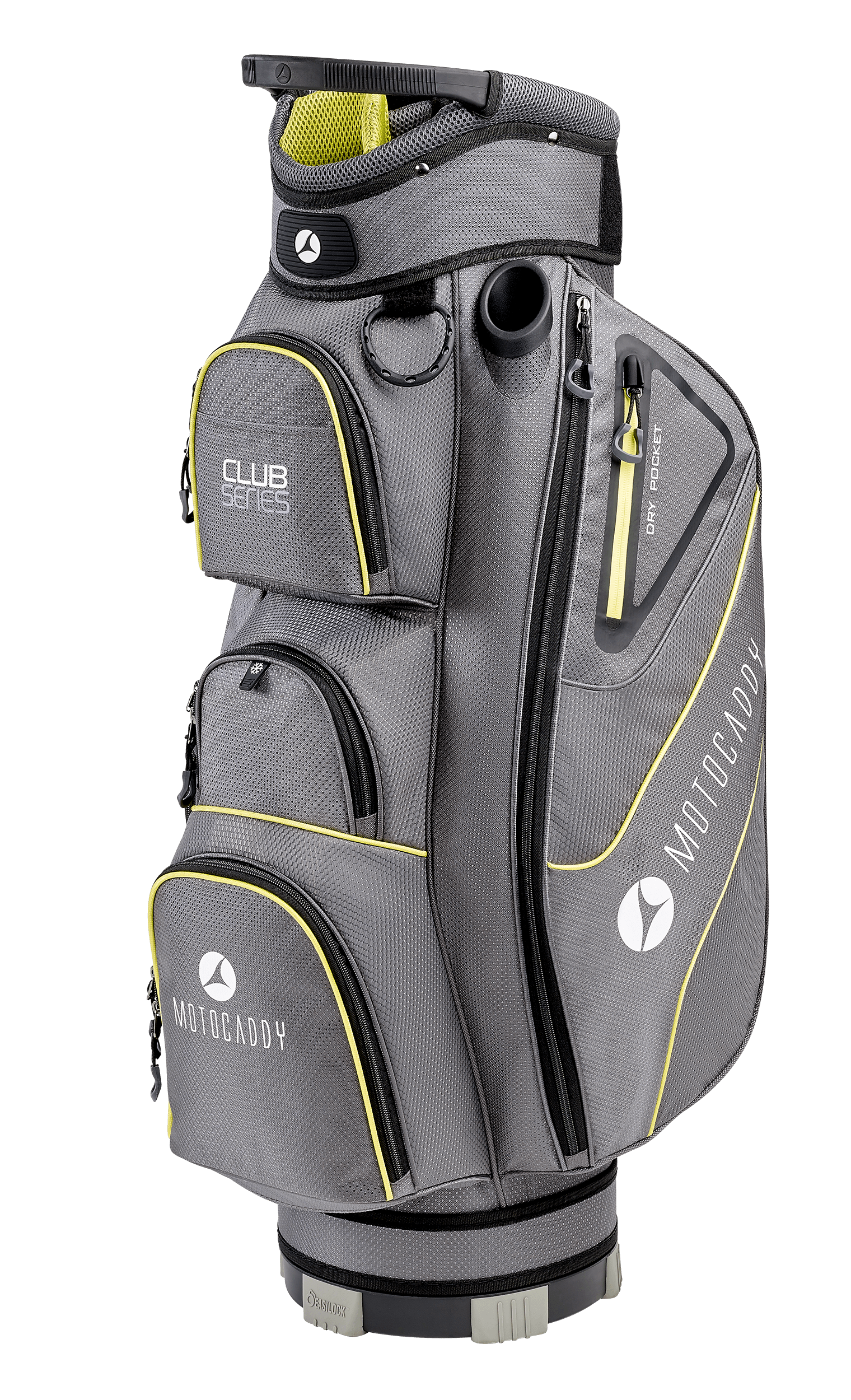 CHARCOAL/LIME  'CLUB SERIES' GOLF CART BAG
