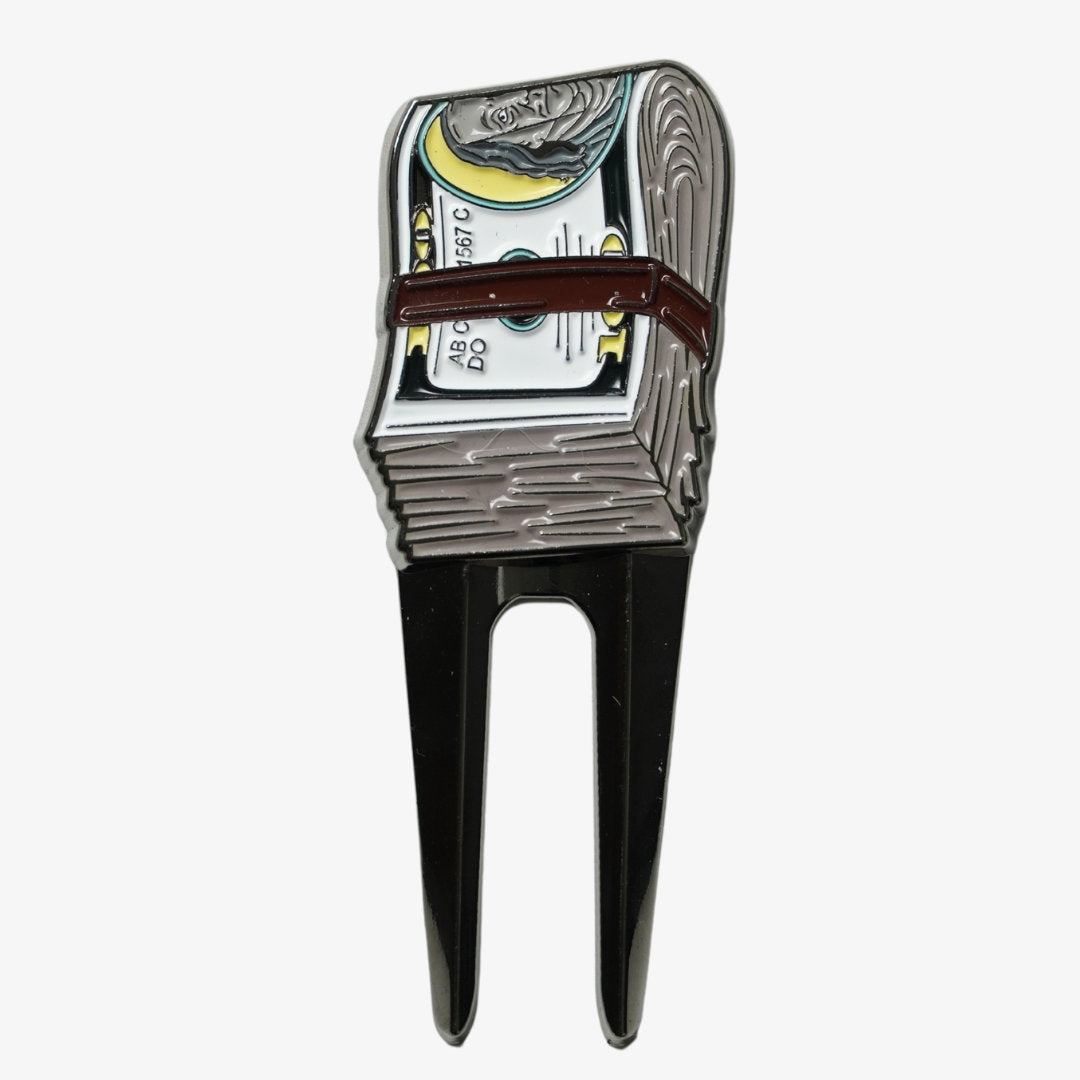 Skins Golf Dollar Bills Divot Tool