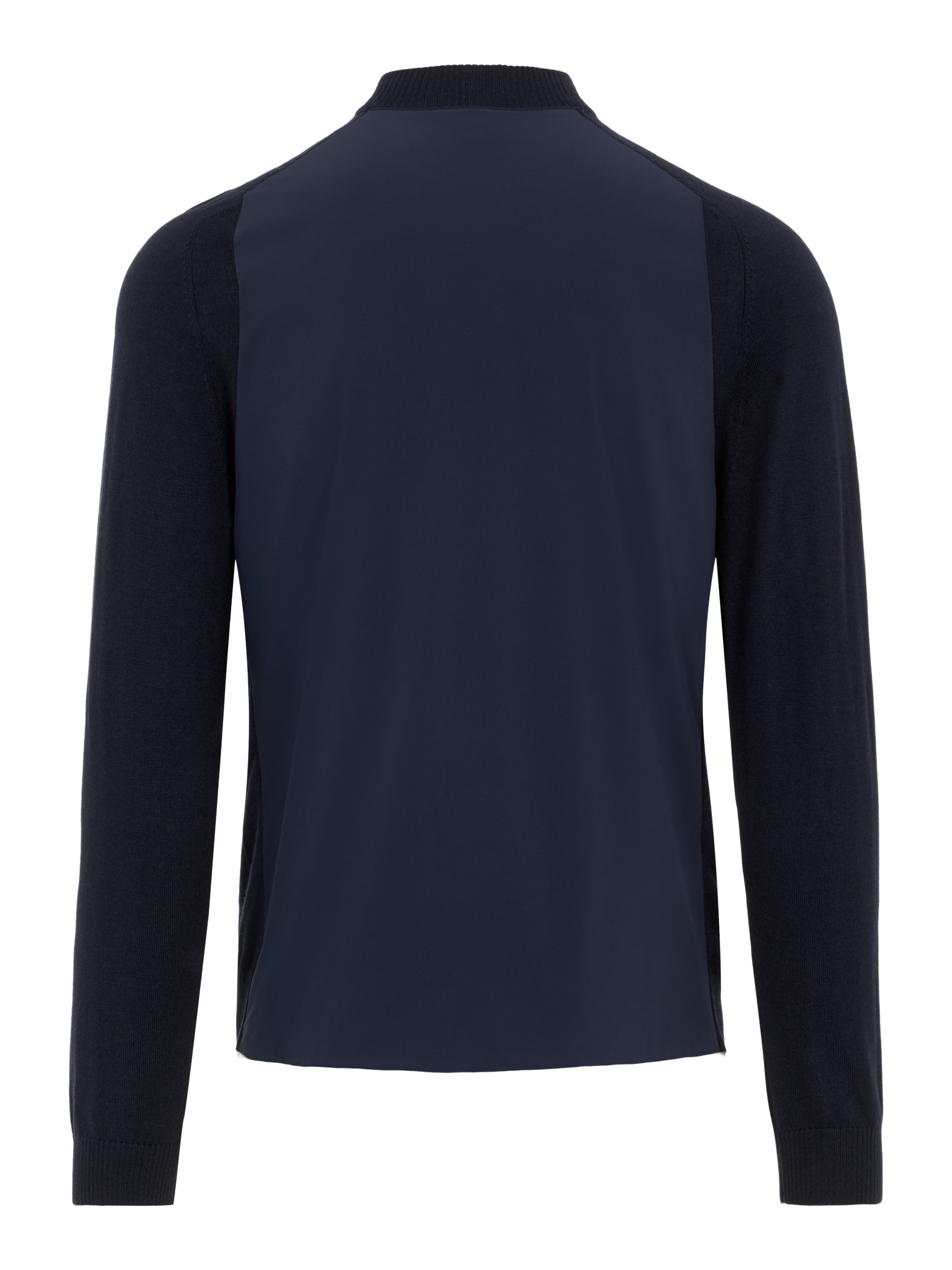 'Knit Hybrid' Collarless Golf Jacket - MEN / AW20