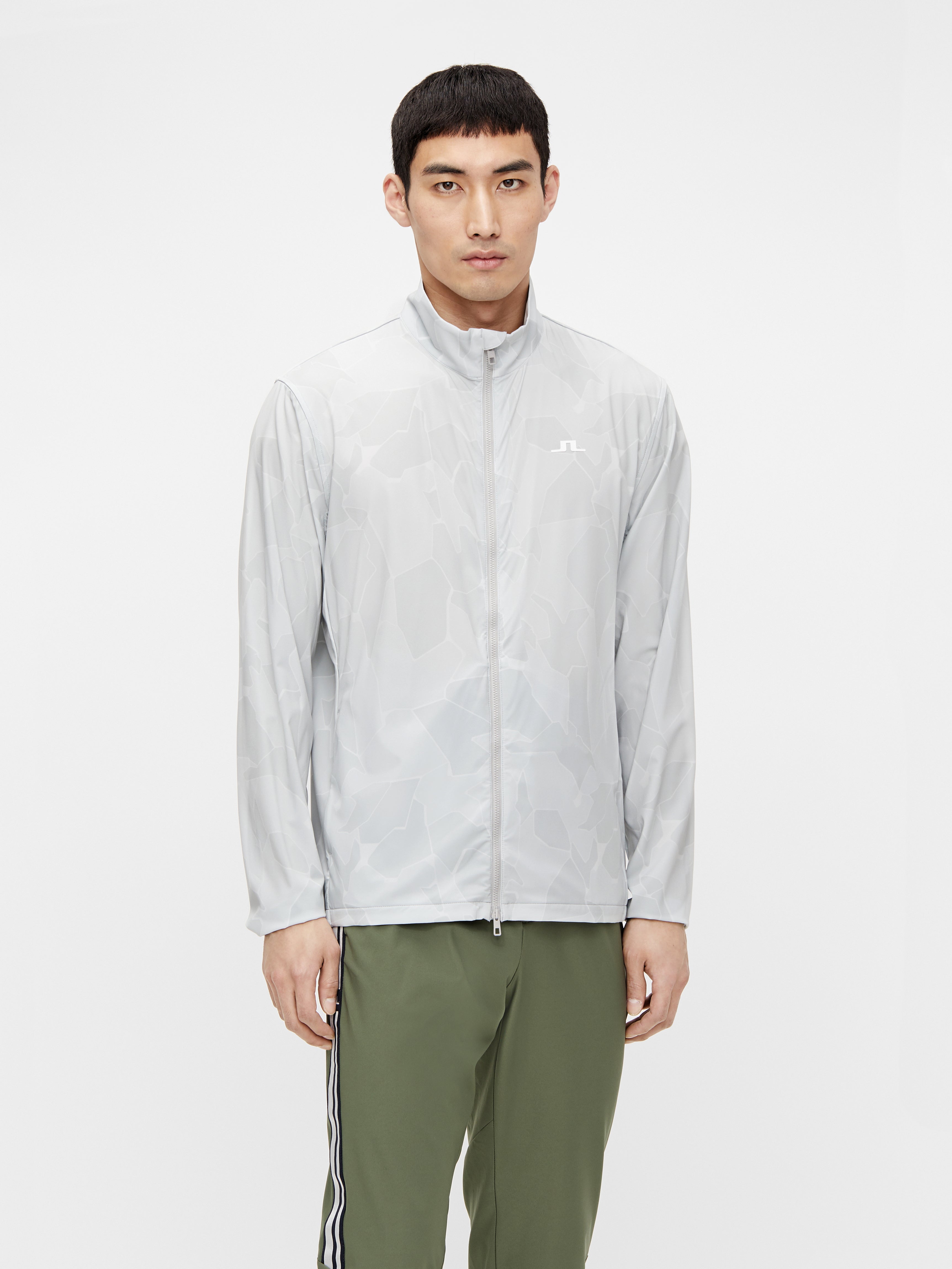 Grey 'Lucien' lightweight  Golf Jacket - MEN