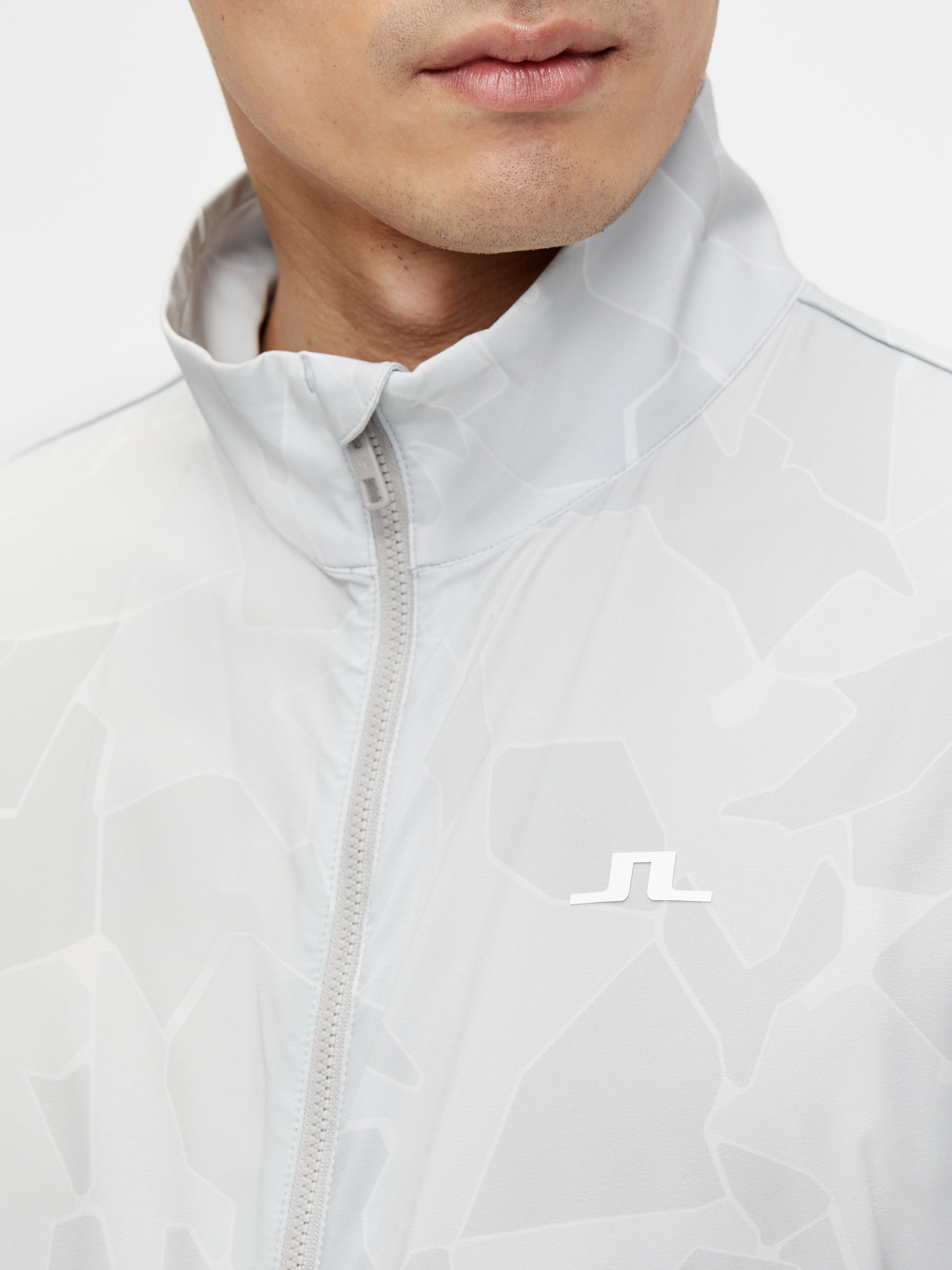 Grey 'Lucien' lightweight  Golf Jacket - MEN