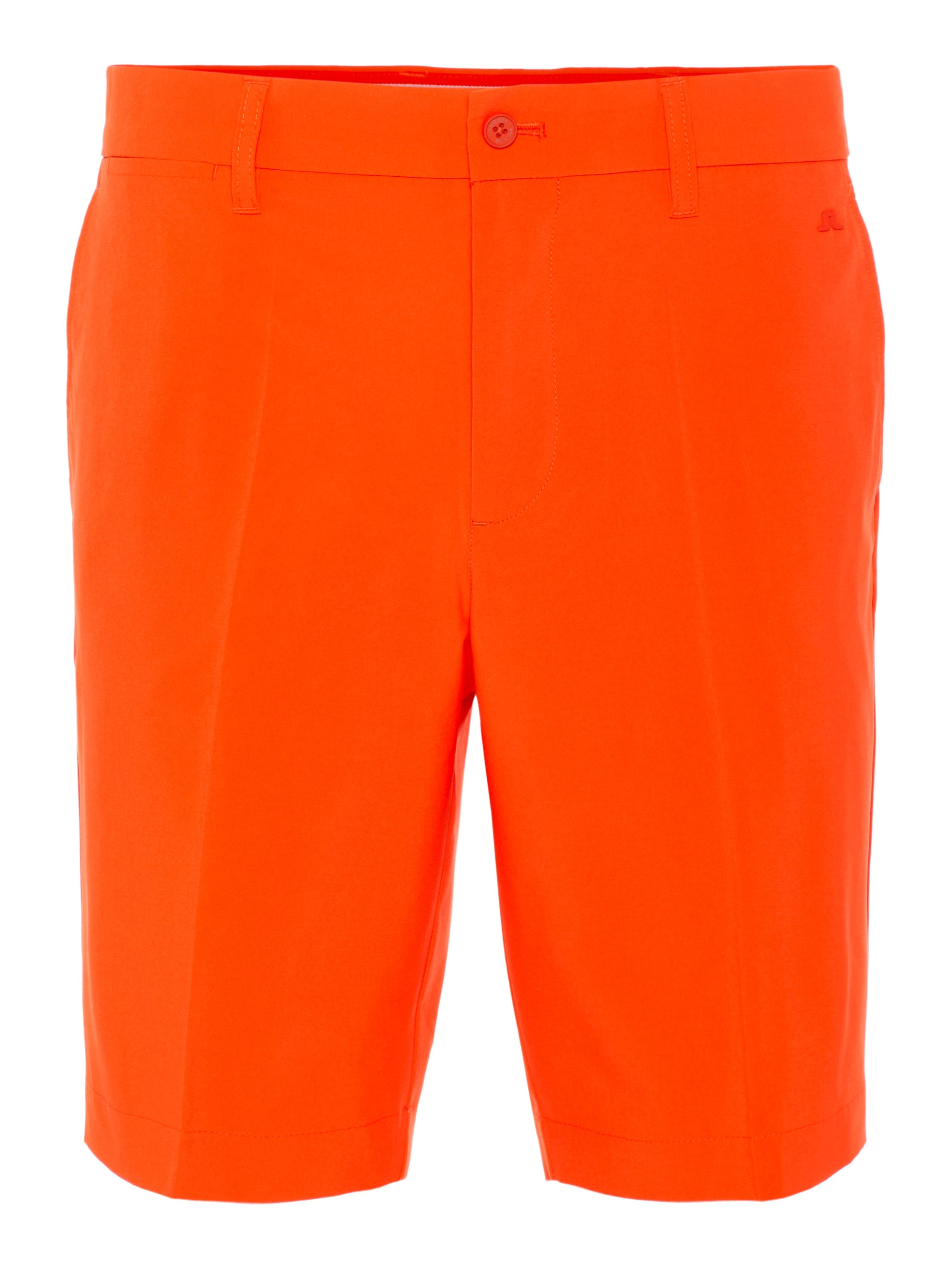 Tomato Red 'Eloy' Tapered-Micro Stretch Golf Shorts - MEN /