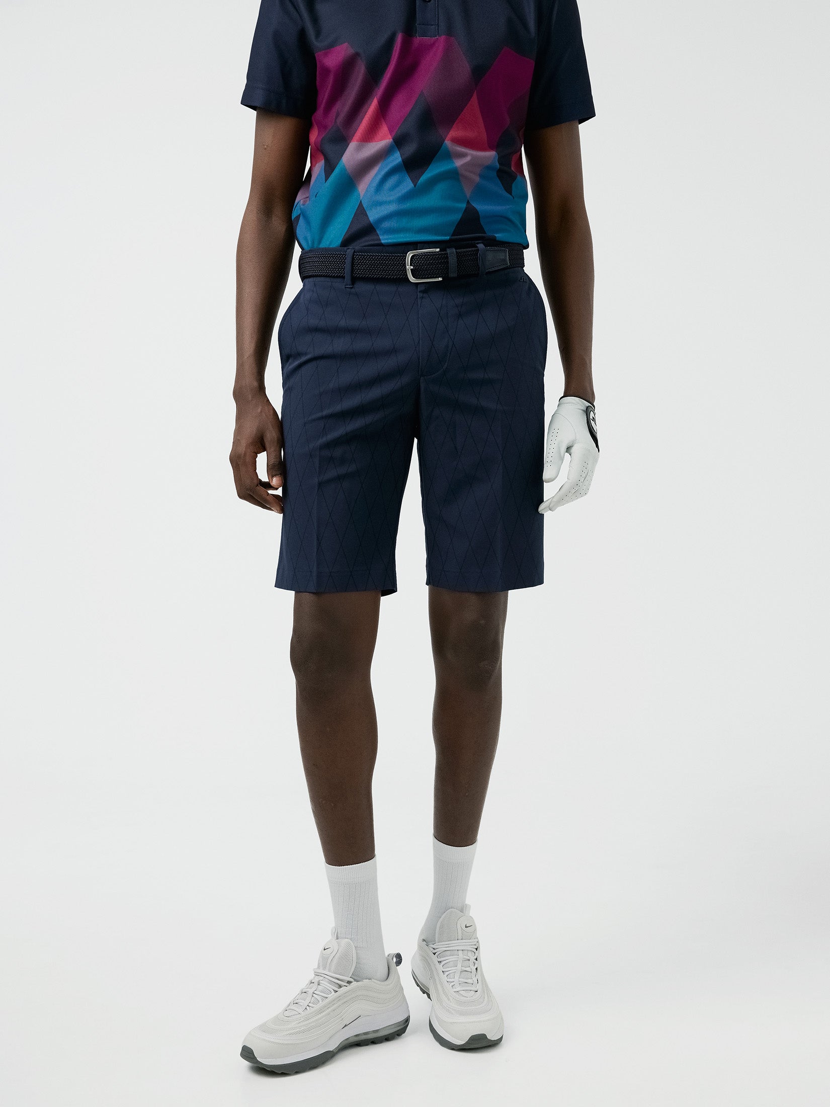 Active Argyle  Golf Shorts