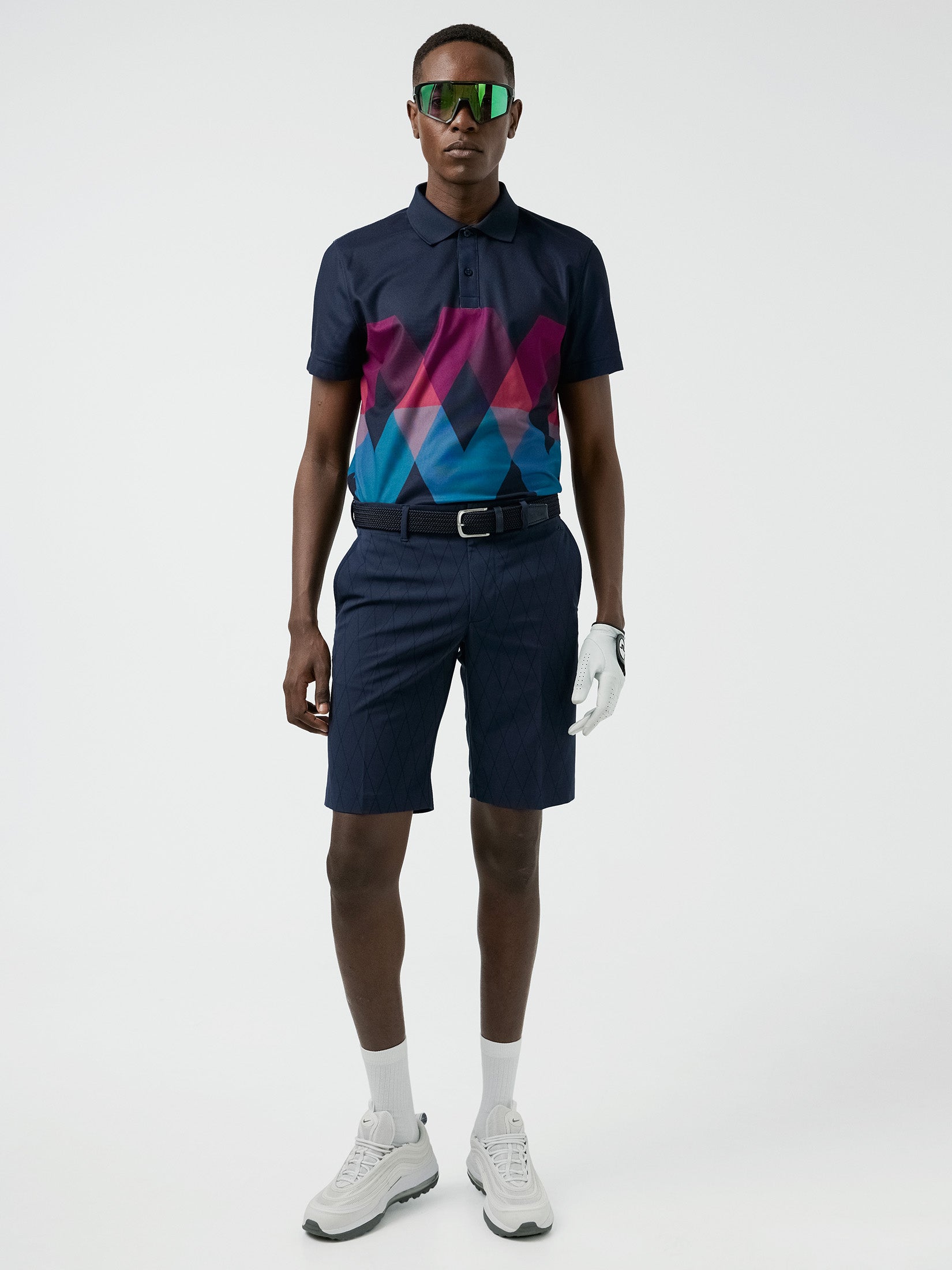 Active Argyle  Golf Shorts