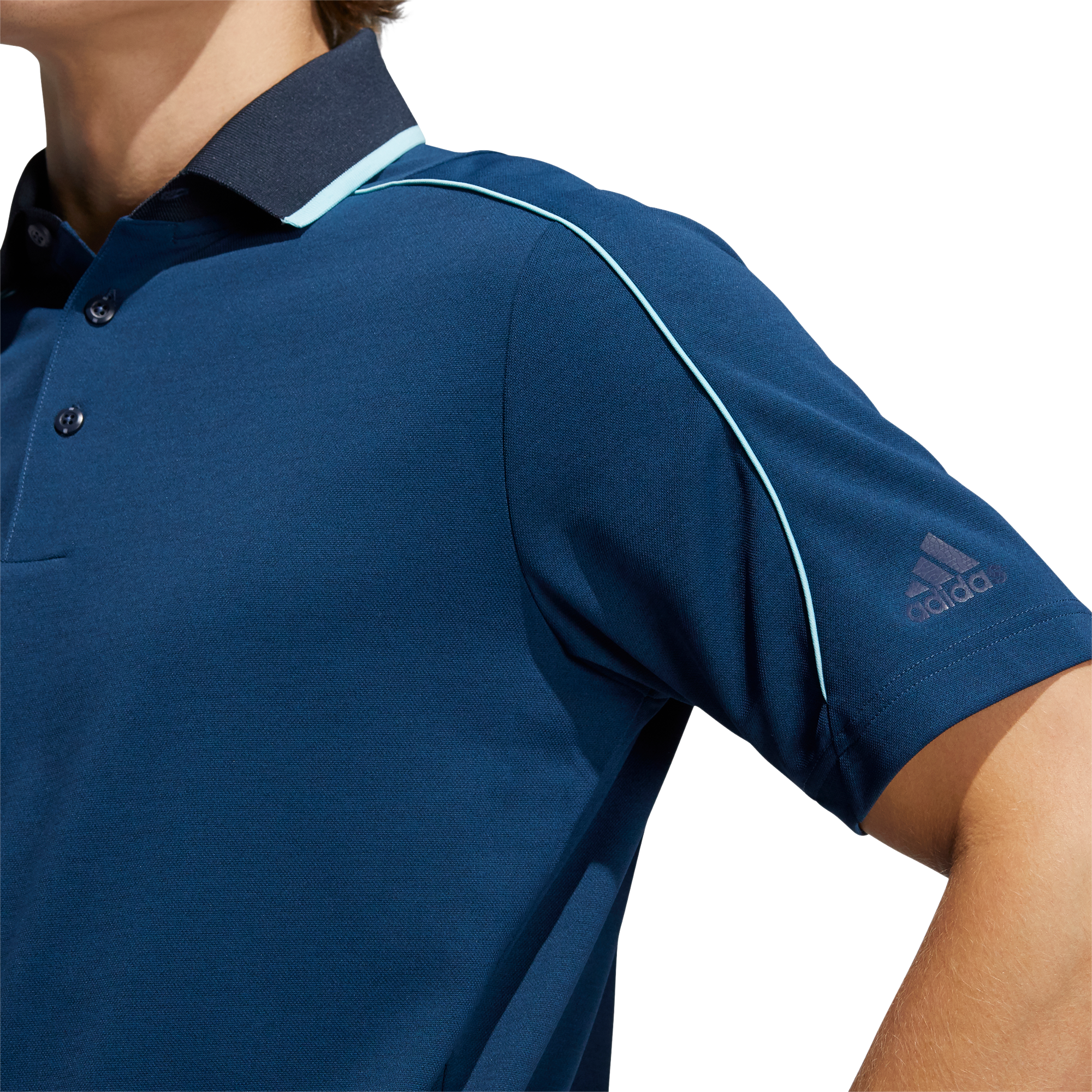 Night No Show Flat Knit Rib Collar With Adidas 3-Stripes