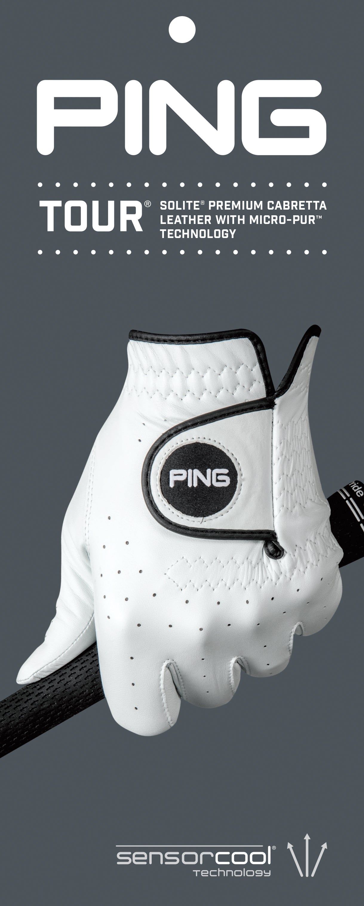 'TOUR' Solite Premium Cabretta Golf Glove - MEN