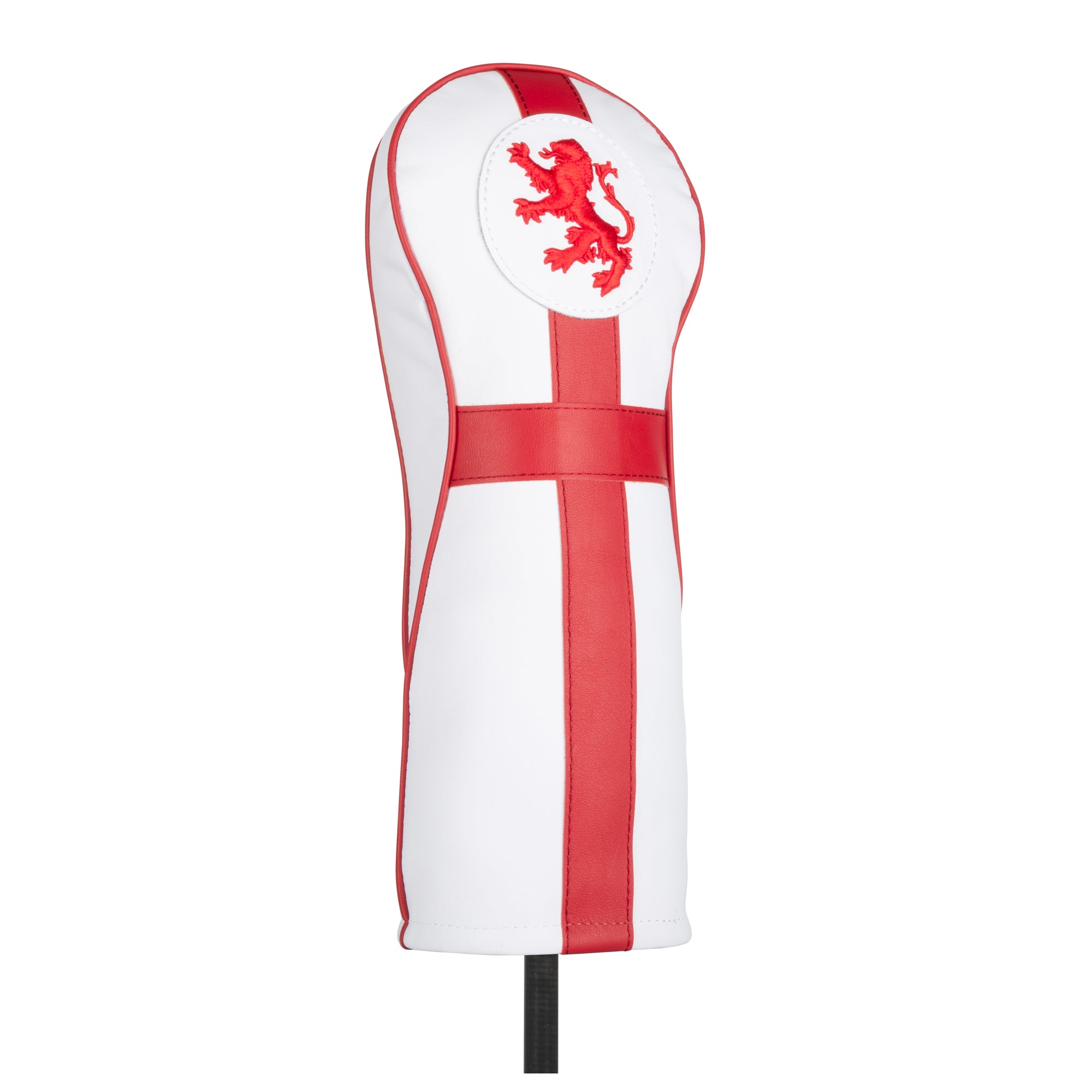 White 'England' Leather Driver Headcover  - Limited Edition