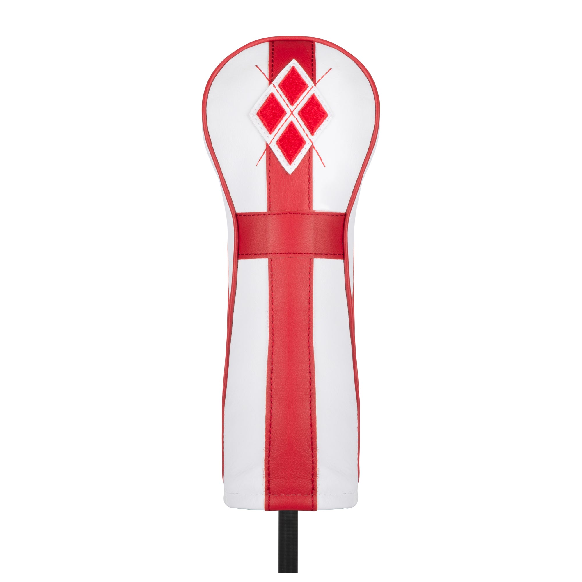 White 'England' Leather Fairway Headcover  - Limited Edition