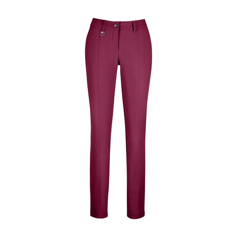 BLACK CHERRY RED SIRENA TROUSERS   -  SS17