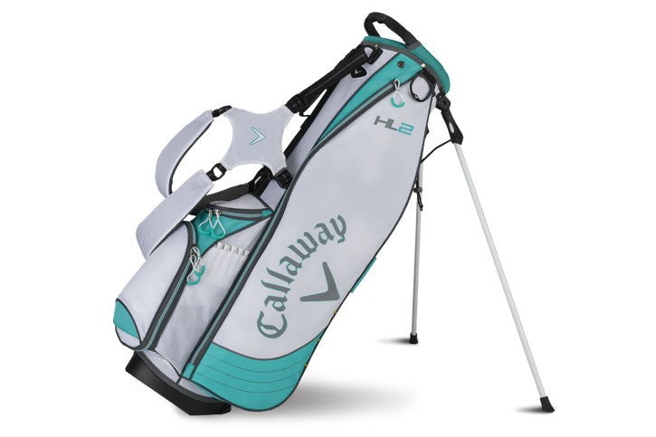 White Turquoise 'HL-2' Stand Bag