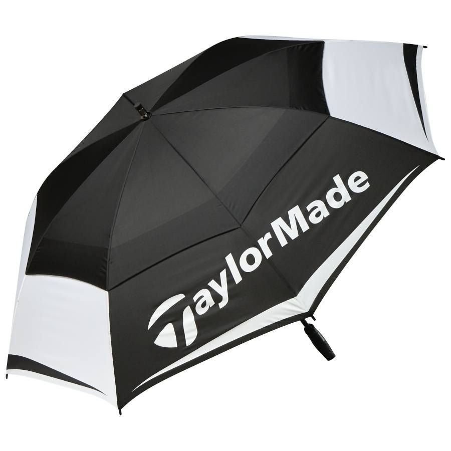 Black 'Double Canopy Golf Umbrella 64"