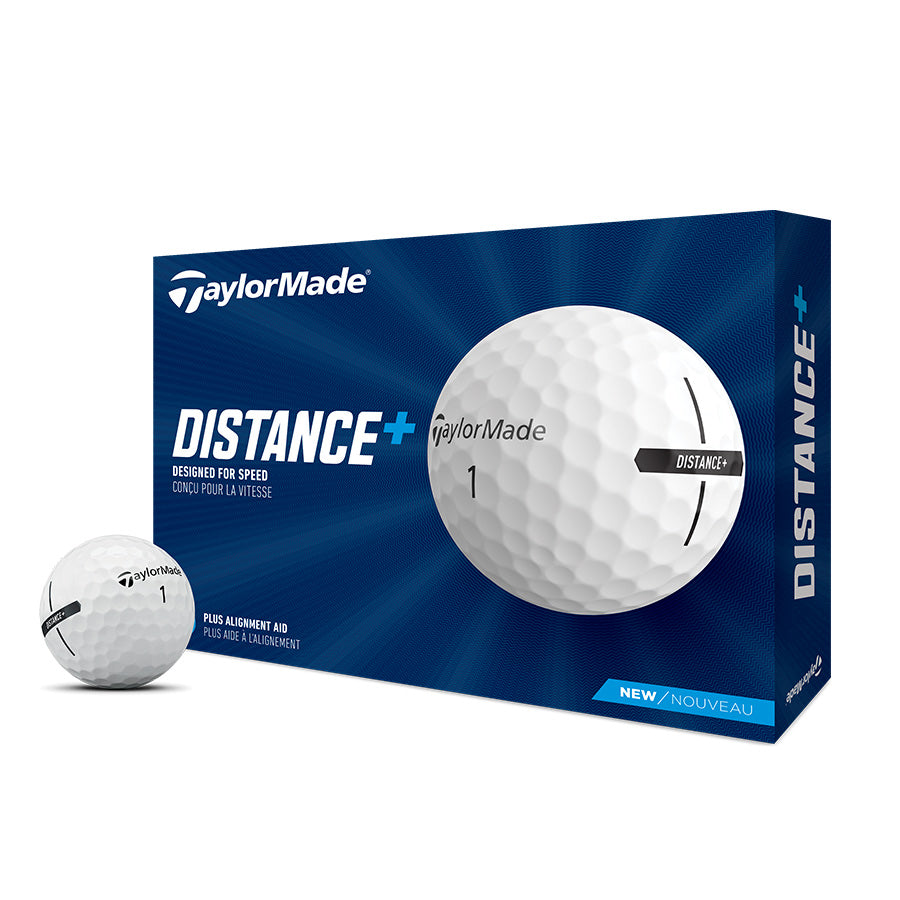 White 'Distance' Golf Balls - 12 Ball Pack