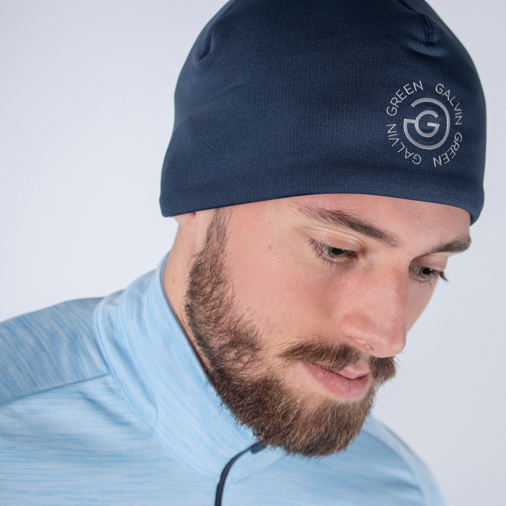 NAVY 'DENVER' Golf hat in INSULA™ stretch fabric