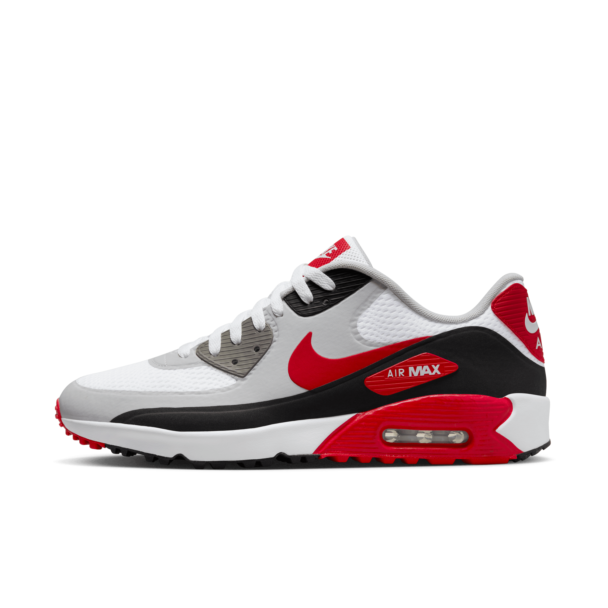 Nike Air Max 90 G WHITE UNIVERSITY RED BLACK PHOTON DUST UK2.5