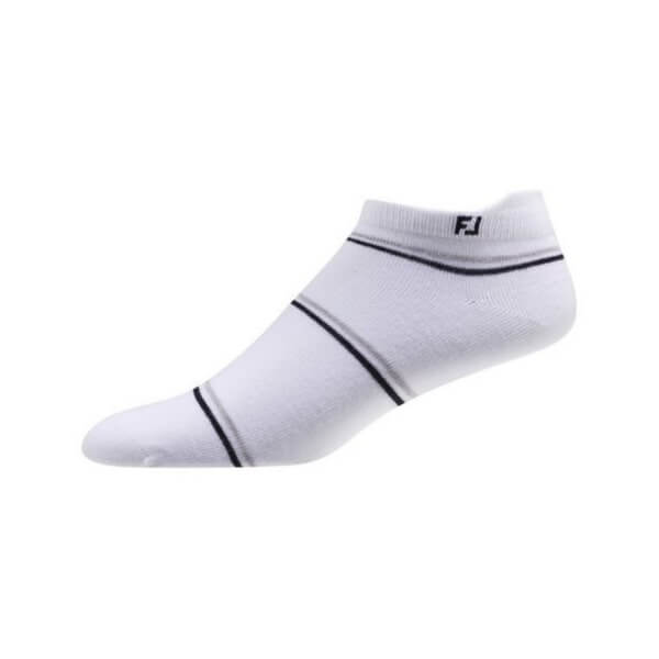 White 'ProDry' Lightweight Roll Tab Golf Socks - WOMEN