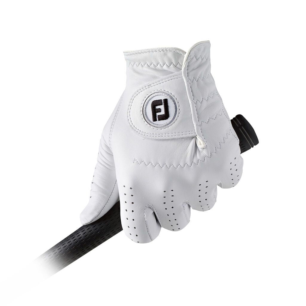 White 'CABRETTASOF ' Golf Glove  - MEN