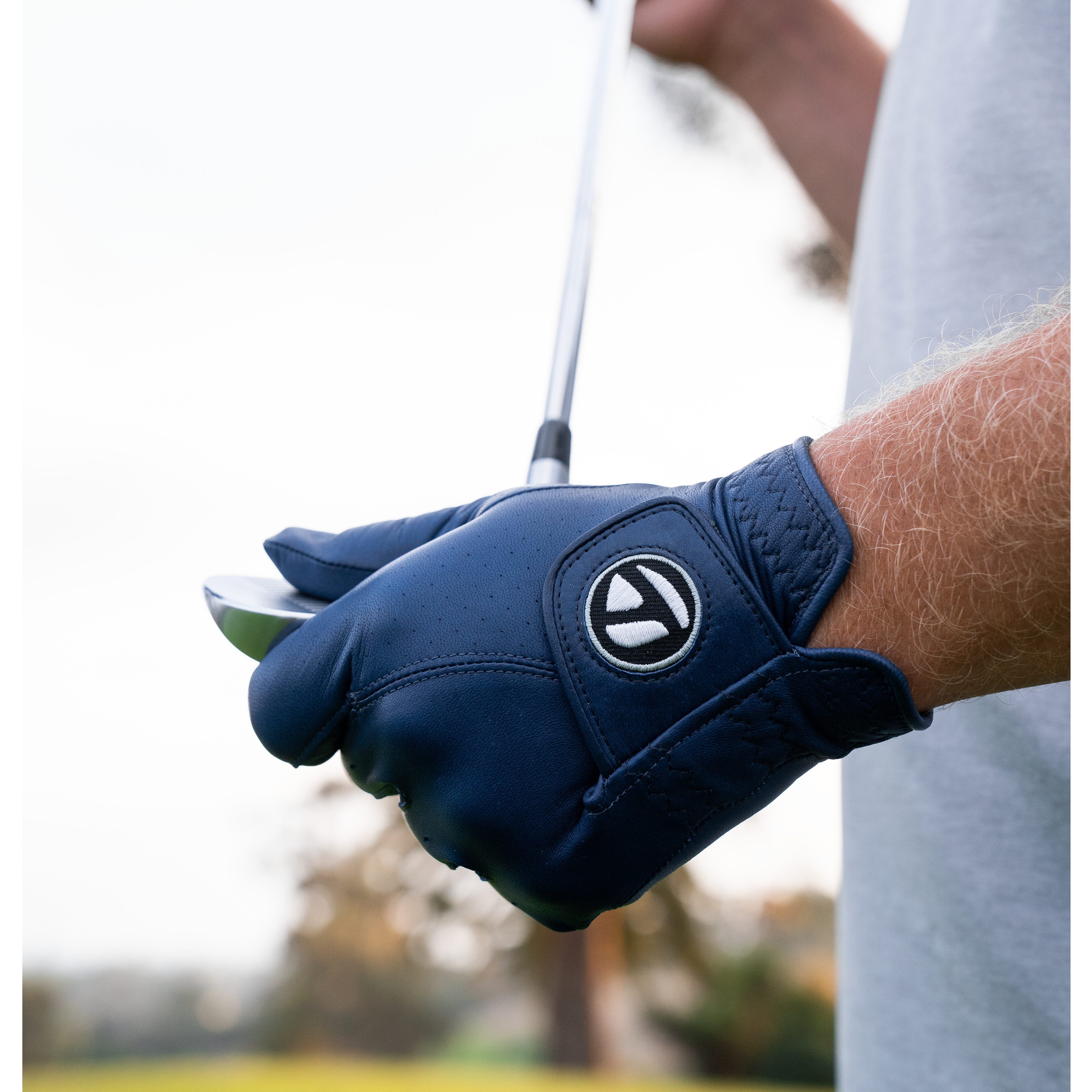 Navy 'TP COLOUR' Golf Glove  - MEN