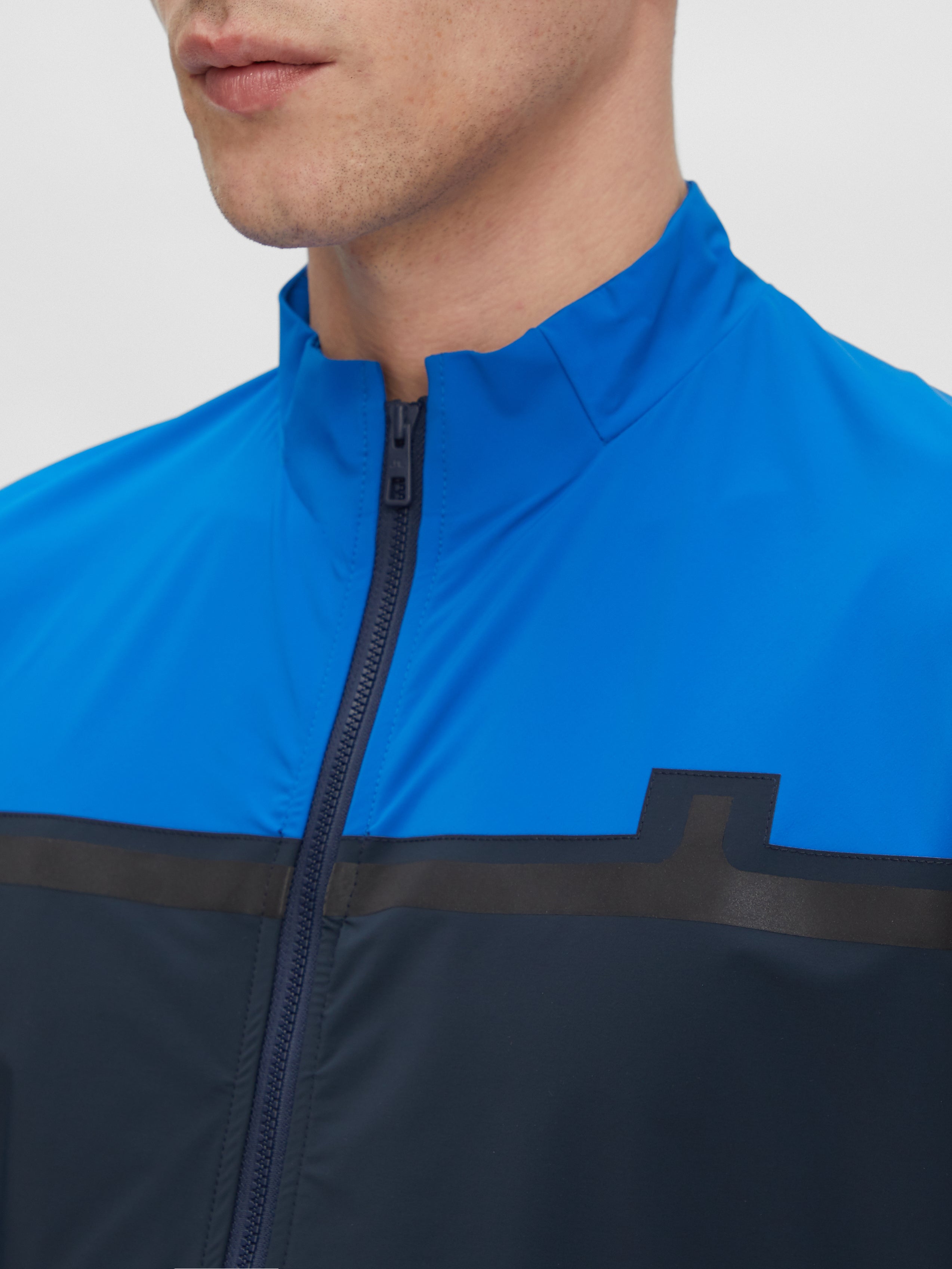 'Blocked Logo' Water repellent Golf Jacket Lightweight - MEN / SS21