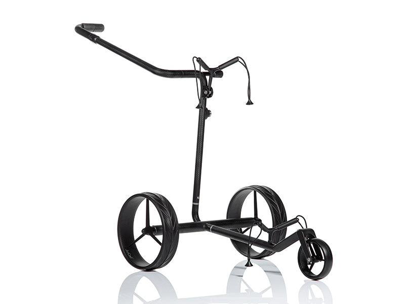 Lightweight 'Travel Nero SV 2.0' CARBON 3-wheel electric Golf Trolley - CUSTOM / BESPOKE