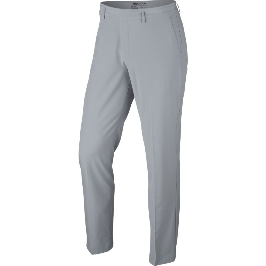 GREY/ANTHRACITE FLAT FRONT STRETCH GOLF TROUSER - MEN /