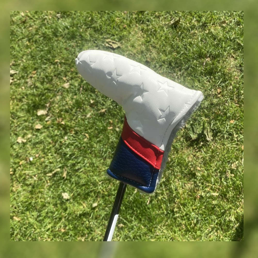 White 'STARS & STRIPES' Blade Putter Cover -  Limited Edition