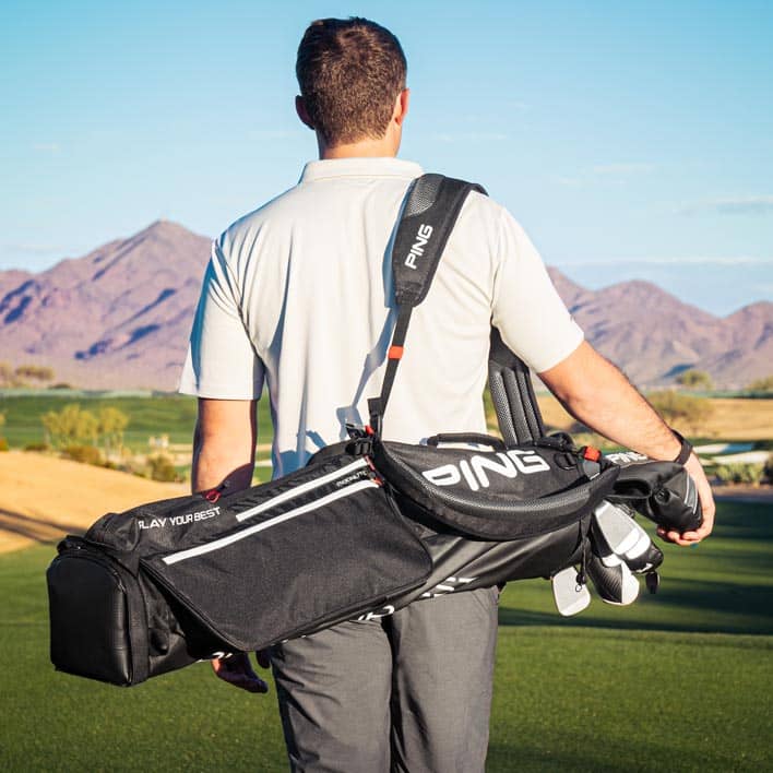 Grey 'Moonlite' Golf Bag