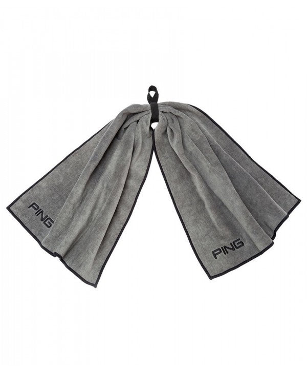 Grey 'Bow Tie' Golf Towel