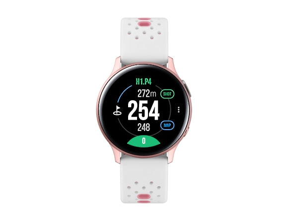 Pink/Gold 'Active 2' Golf Edition with Silicone Strap (40 mm) - 2021